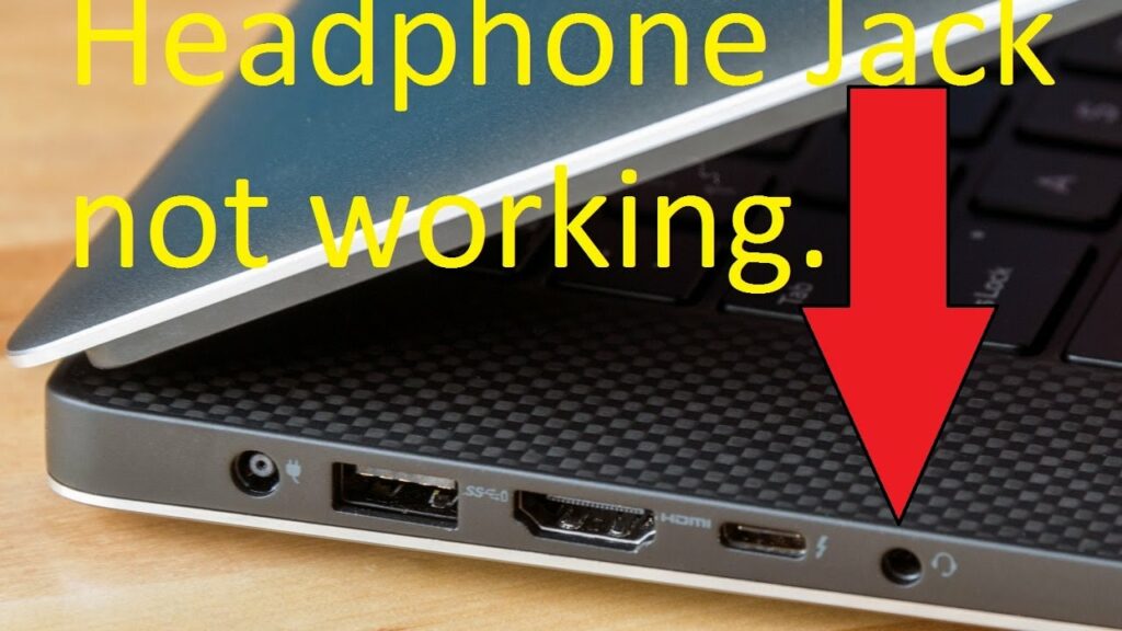 headphone jack not working windows 10 dell