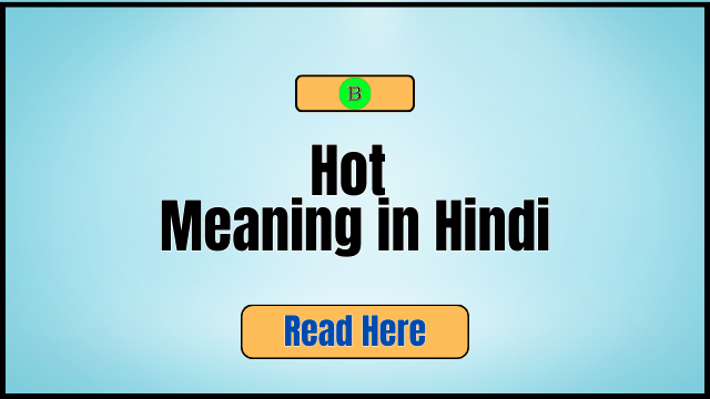 Hot Meaning in Hindi