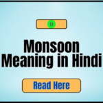 Monsoon Meaning in Hindi