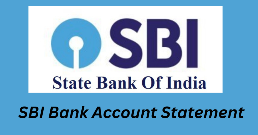 SBI Bank Account Statement 