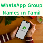 WhatsApp Group Names in Tamil