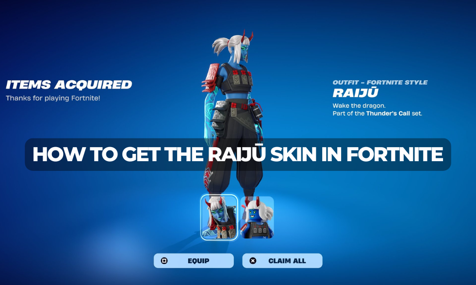 How to get the Raijū skin in Fortnite